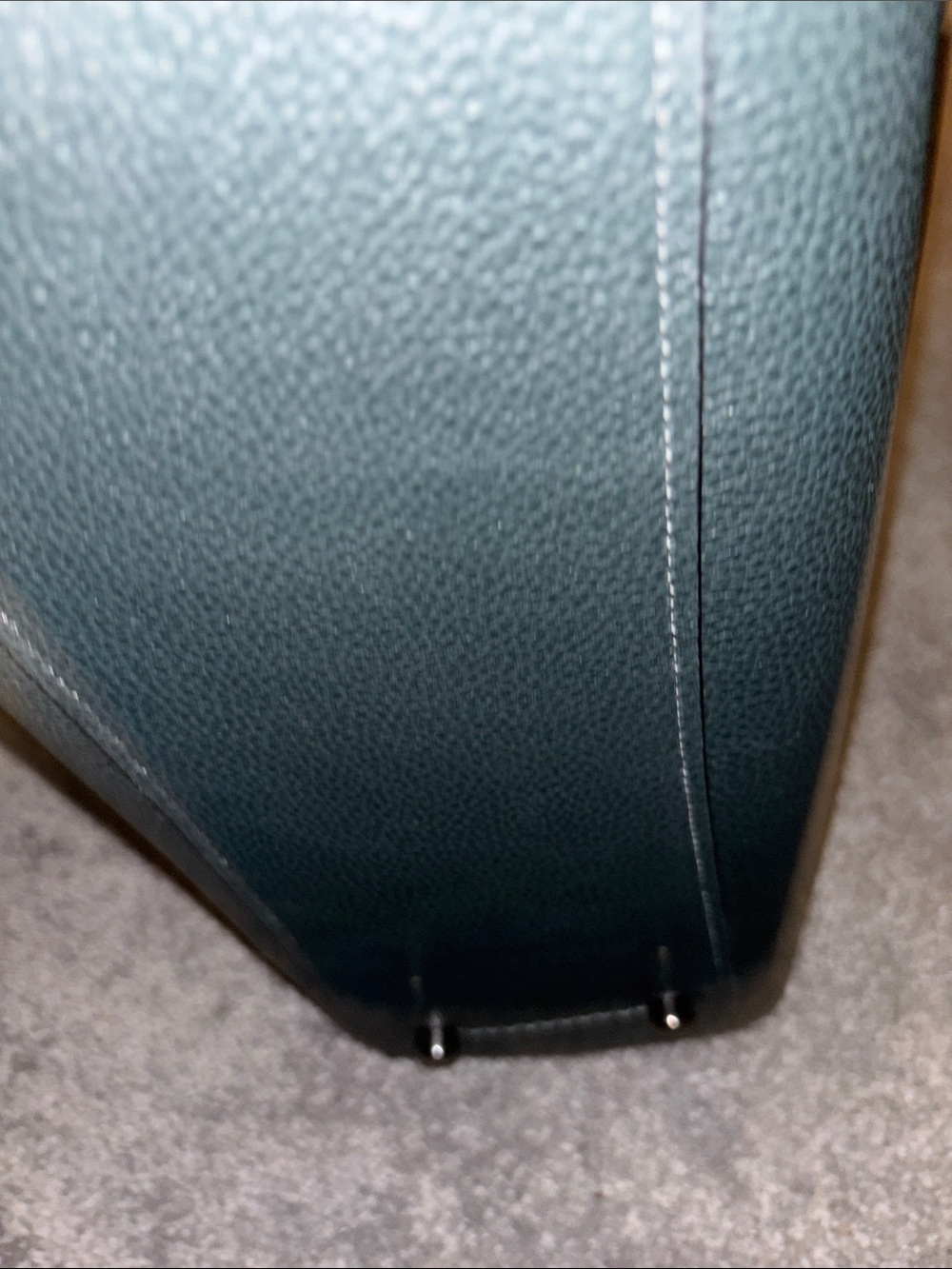 Coach Pebbled Leather Tote in Forest Green - Picture 7 of 10
